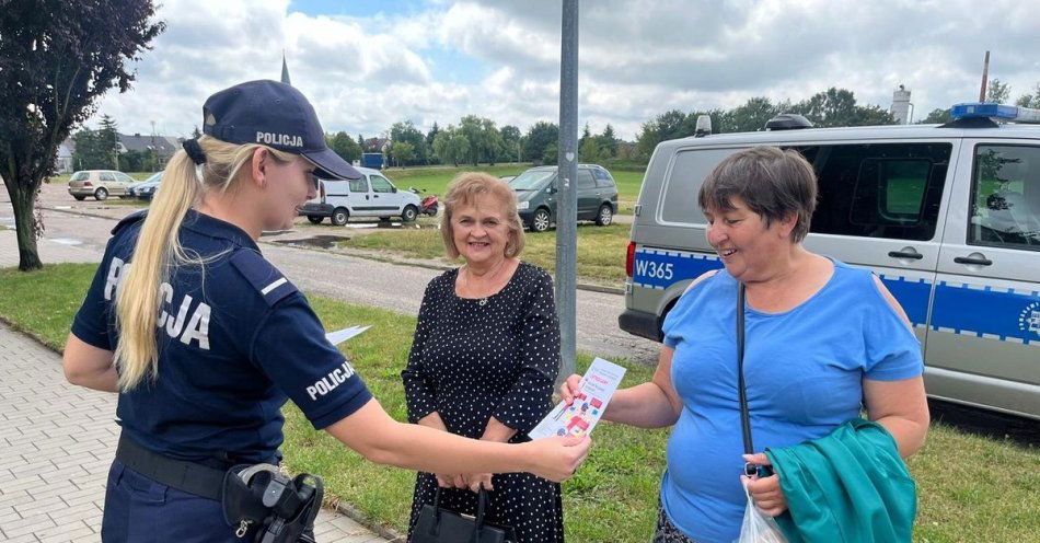 zdjęcie: Bezpieczna dzielnica - roztropny senior / fot. KPP w Drawsku Pomorskim