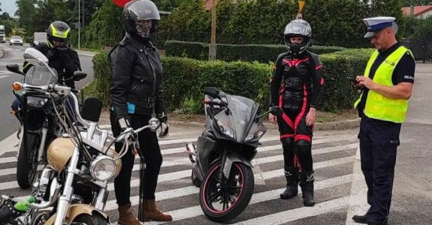 Motocykliści pod lupą policjantów mogileńskiej drogówki