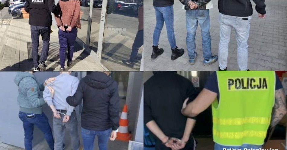 zdjęcie: Pięć osób zatrzymanych w akcji Poszukiwany w powiecie bolesławieckim / fot. KPP w Bolesławcu