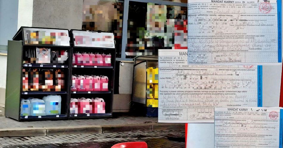 zdjęcie: Najpierw jechał nietrzeźwy, niesprawnym rowerem, bo spieszył się po alkohol, a dwie godziny później ukradł płyn do spryskiwaczy / fot. KPP Parczew