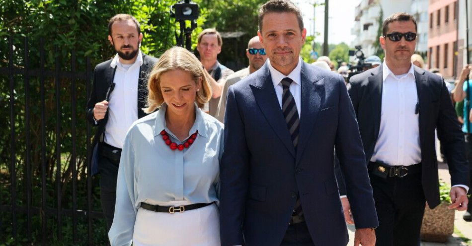 zdjęcie: Rafał Trzaskowski oddał głos w Warszawie / fot. PAP