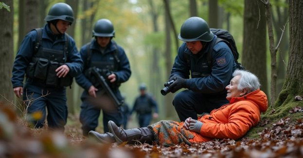 Seniorka odnaleziona w lesie po niespełnej godzinie poszukiwań