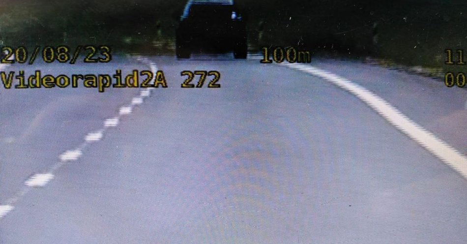 zdjęcie: Pędził ponad 220 km/h / fot. KPP Kluczbork