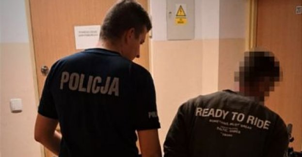 Rowerzysta w związku z posiadaniem narkotyków trafił do policyjnego aresztu