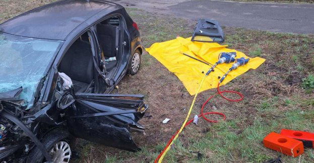 Wypadek drogowy w m. Stare Włóki