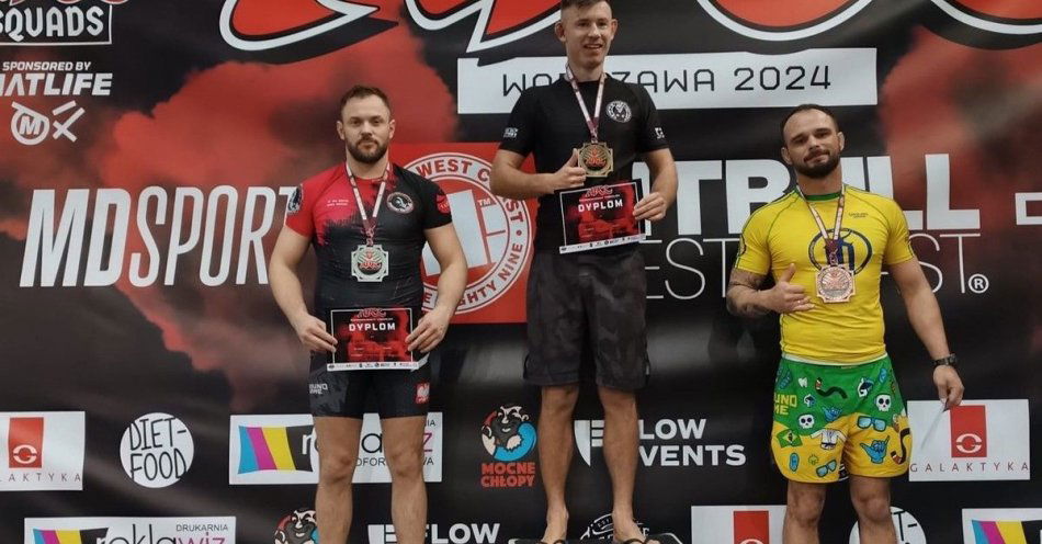 zdjęcie: Kolejny sportowy sukces radomskiego policjanta w brazylijskim jiu-jitsu / fot. KMP w Radomiu