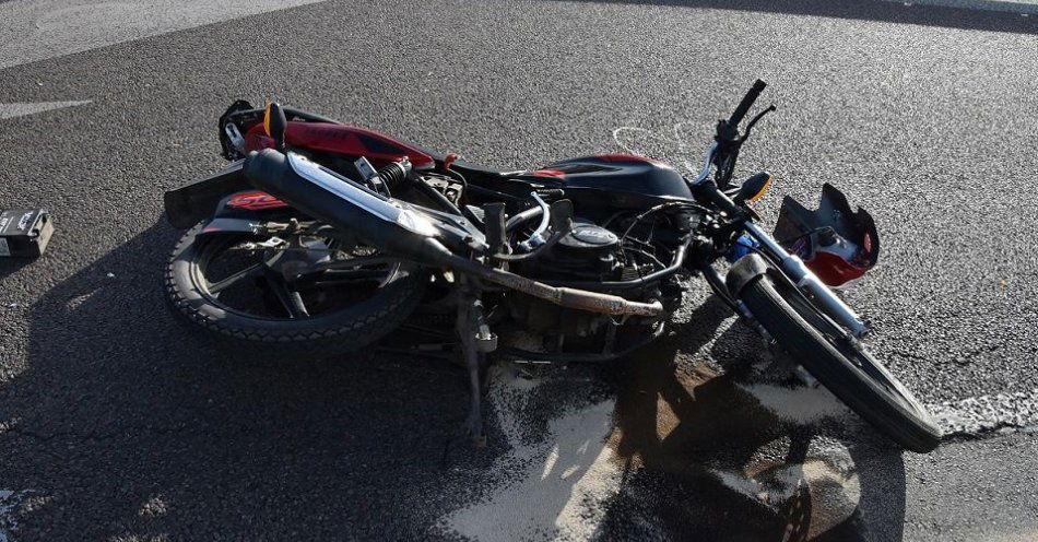 zdjęcie: Śmiertelny wypadek z udziałem motorowerzysty / fot. KMP Biała Podlaska