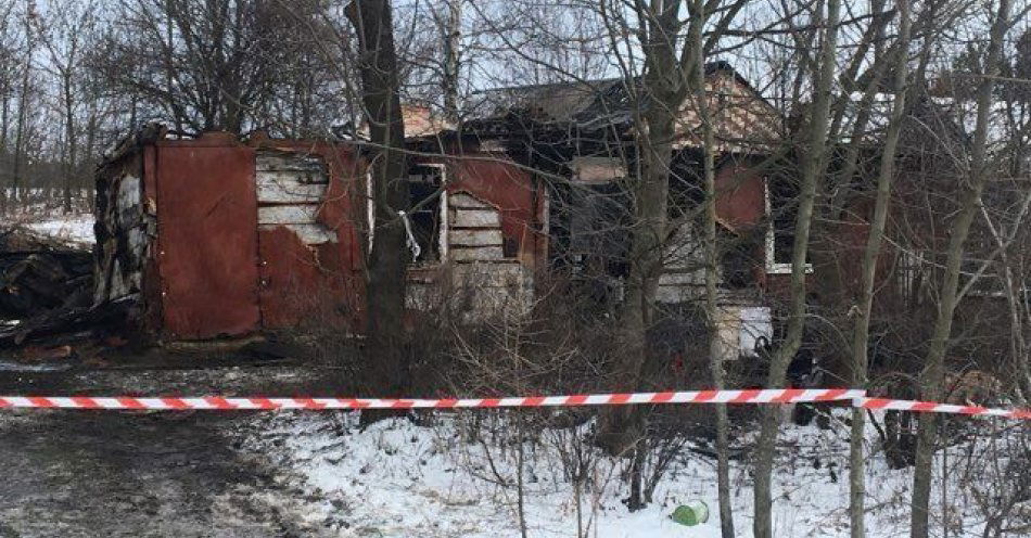 zdjęcie: Tragiczny pożar domu w gminie Komarów - Osada / fot. KMP Zamość