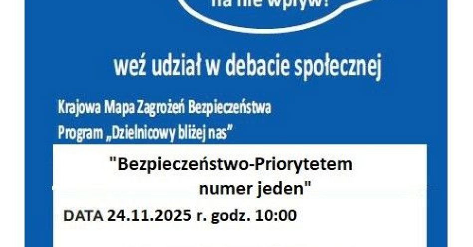 zdjęcie: Debata o bezpieczeństwie w powiecie kozienickim w Magnuszewie / fot. KPP w Kozienicach