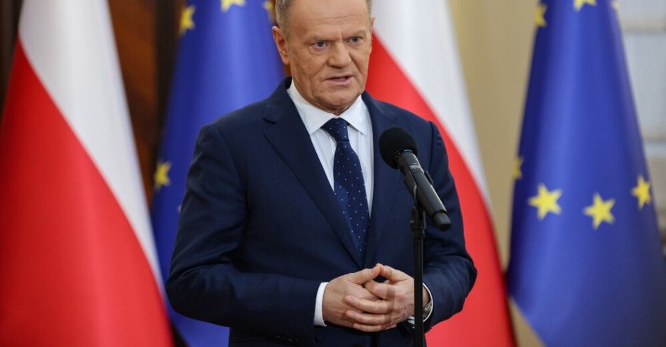 zdjęcie: Premier: razem z prezydentem będziemy się starali kształtować jedną linię w sprawach bezpieczeństwa / Warszawa, 09.01.2026. Premier Donald Tusk podczas konferencji prasowej w KPRM w Warszawie, 9 bm. Zakończyło się spotkanie premiera z prezydentem RP Karolem Nawrockim. (sko) PAP/Albert Zawada