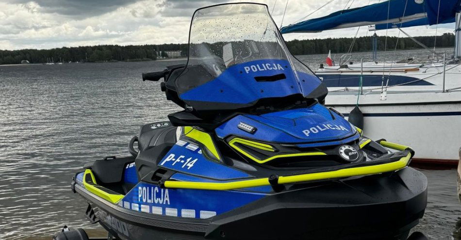 zdjęcie: Nowoczesny, 230 konny skuter wodny na wyposażeniu policjantów / fot. KPP w Tomaszowie Mazowieckim