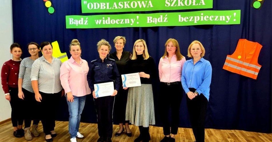 zdjęcie: Odblaskowa Szkoła 2025 uczuliła dzieci na drodze / fot. KMP w Piotrkowie Trybunalskim