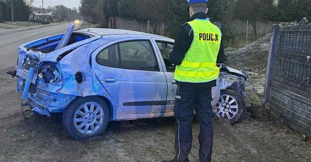 Groźny wypadek w Łuczynowie. Kierowca w szpitalu