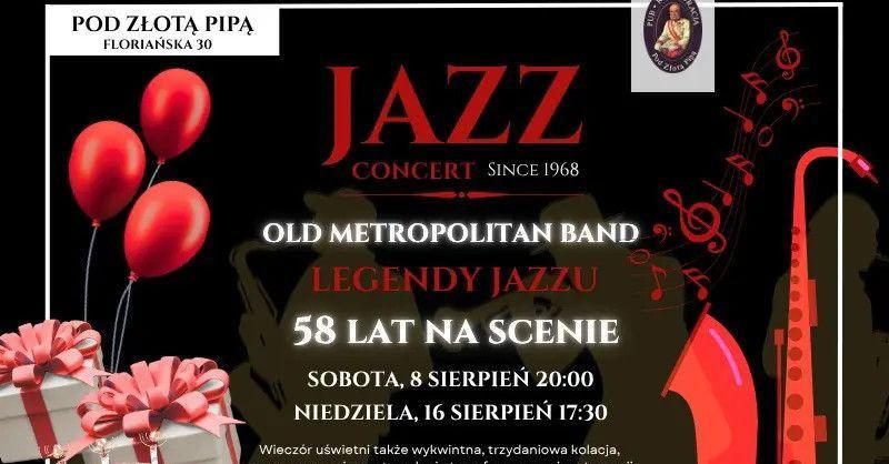 zdjęcie: Jubileusz 58-lecia - Old Metropolitan Band / kupbilecik24.pl / Jubileusz 58-lecia - Old Metropolitan Band