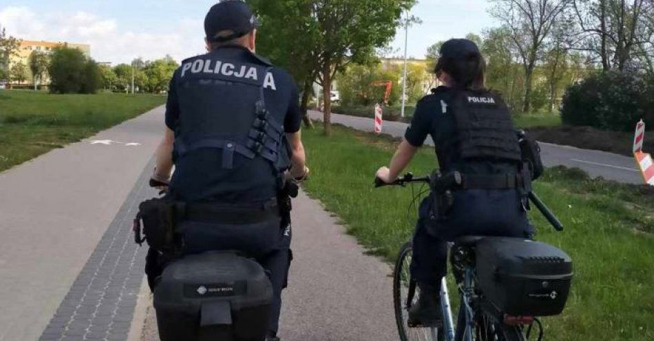 zdjęcie: Patrol rowerowy zatrzymał poszukiwanego / fot. KMP Suwałki