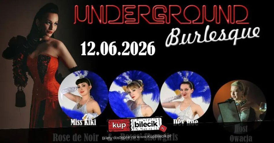 zdjęcie: Burleska by Rose de Noir w klubie KIJ / kupbilecik24.pl / Burleska by Rose de Noir w klubie KIJ