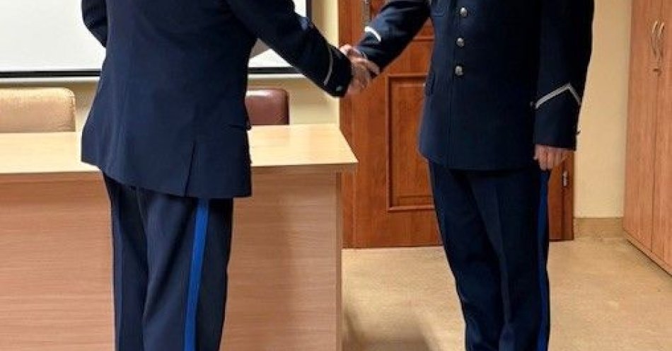 zdjęcie: Insp. dr Łukasz Chruściel nowym Komendantem Policji w Goleniowie / fot. KPP w Goleniowie