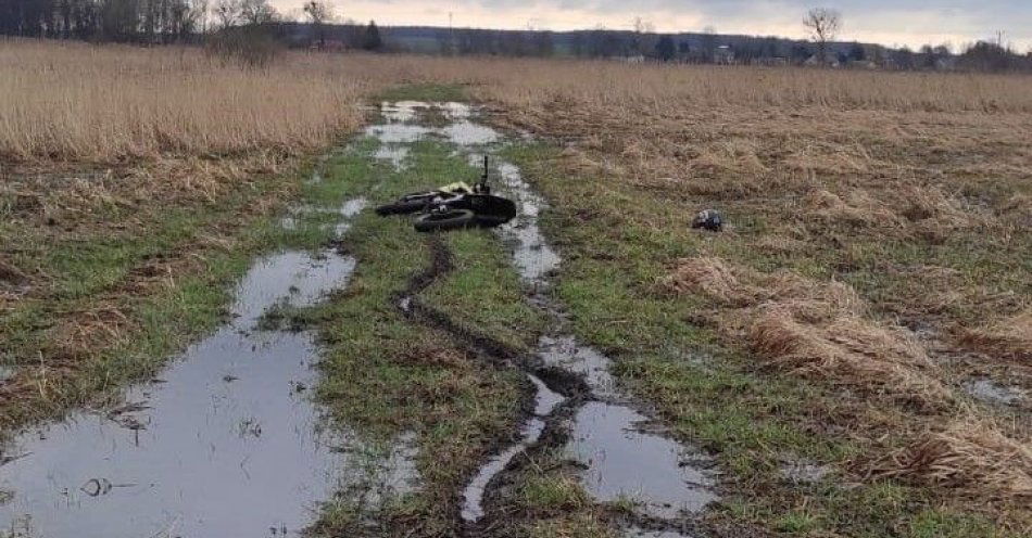 zdjęcie: 18-latek uciekał przed dzielnicowym motorowerem / fot. KPP Tomaszów Lubelski