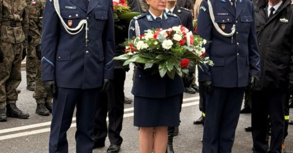 zdjęcie: 107. rocznica Niepodległości w powiecie wielickim / fot. KMP w Wieliczce