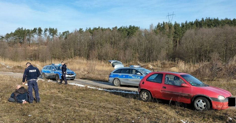 zdjęcie: Pijany kierowca uciekał przed policjantami / fot. KPP w Rypinie