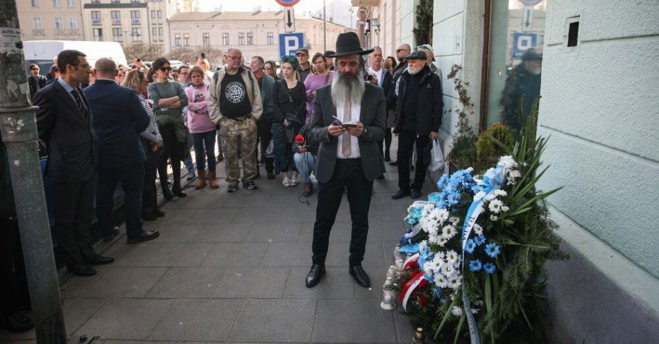 zdjęcie: Marsz Pamięci w 82. rocznicę likwidacji krakowskiego getta / fot. PAP