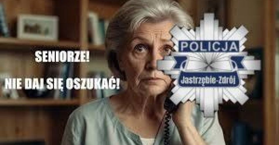 zdjęcie: Seniorka oszukana metodą na policjanta w Jastrzębiu / fot. KMP w Jastrzębiu Zdroju