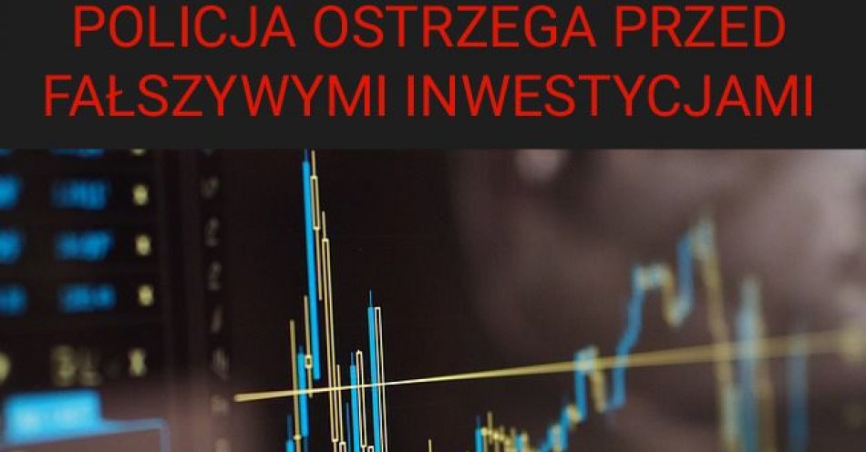 zdjęcie: Internetowa oferta szybkiego i łatwego zysku zachęca do zainwestowania pieniędzy? 64-latka straciła ponad 81 tys. zł / fot. KPP w Płońsku