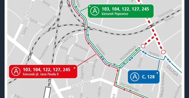 Długa zmiana organizacji ruchu - od 18 kwietnia