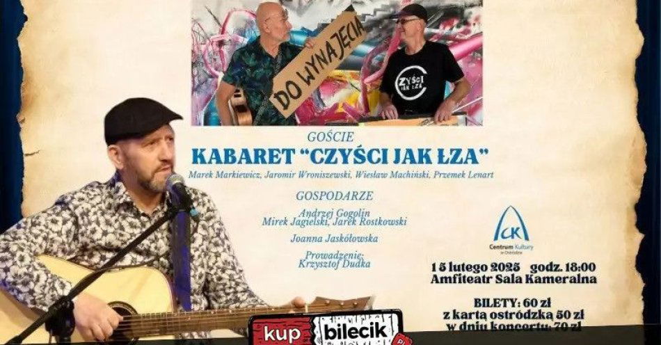 zdjęcie: Andrzej Gogolin i Przyjaciele - Kabaret Czyści Jak Łza / kupbilecik24.pl / Andrzej Gogolin i Przyjaciele - Kabaret Czyści Jak Łza