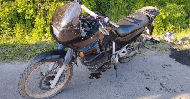 Motocyklem uderzył w przepust. Był pijany i miał dożywotni zakaz