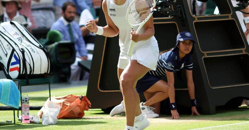zdjęcie: Iga Świątek trzecia po triumfie w Wimbledonie / fot. PAP