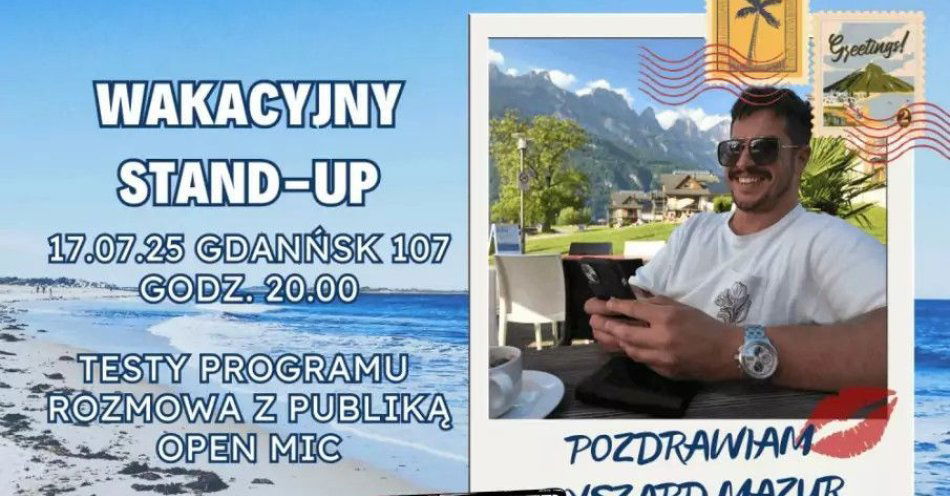 zdjęcie: Gdańsk! Ryszard Mazur - testy nowego materiału / kupbilecik24.pl / Gdańsk! Ryszard Mazur - testy nowego materiału