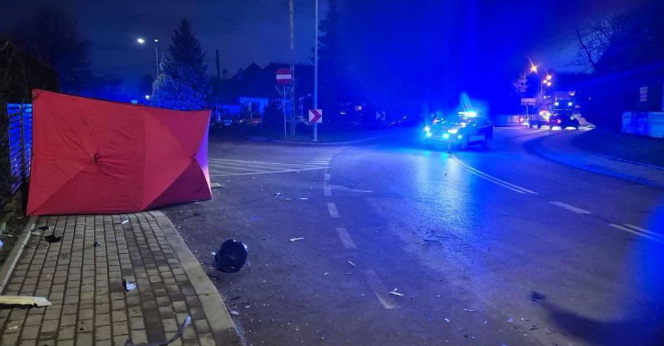 zdjęcie: Motocyklista zginął po zderzeniu z ciężarówką w Jarosławiu / fot. KPP w Jarosławiu Fot. KPP Jarosław