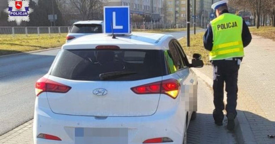 zdjęcie: Instruktorka pod wpływem alkoholu wpadła podczas działań lubelskiej drogówki Nauka jazdy / fot. KMP Lublin