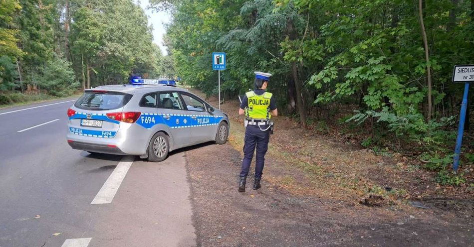 zdjęcie: Ranny motocyklista po zderzeniu z busem w Siedliskach / fot. KPP w Wieruszowie