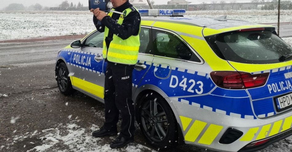 zdjęcie: Policja kontroluje prędkość w powiecie łęczyńskim / fot. KPP Łęczna