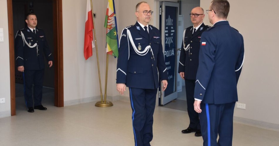 zdjęcie: Nowy I Zastępca Komendanta Policji w Nowej Soli / fot. KPP Nowa Sól
