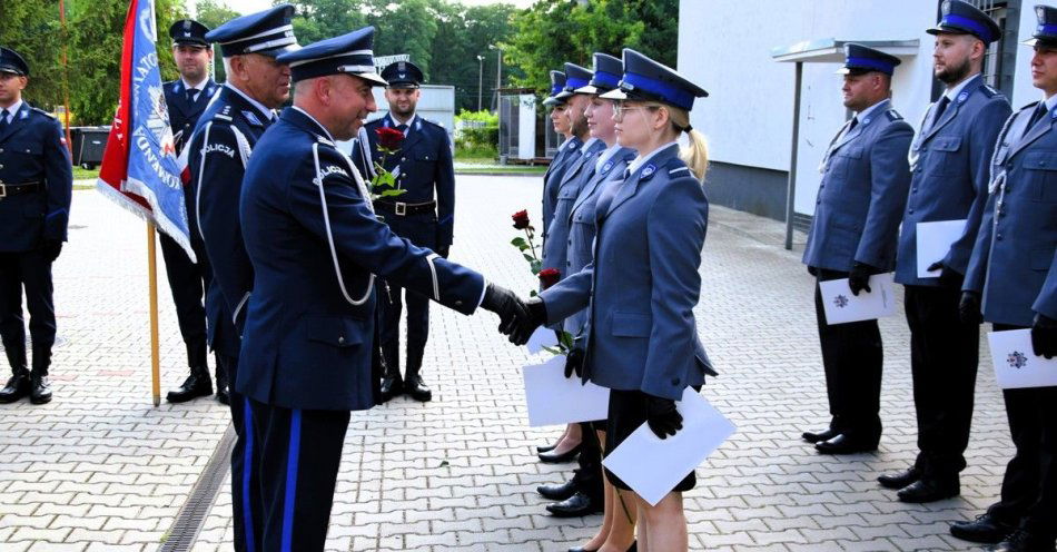 zdjęcie: Powiatowe obchody święta policji w Policach / fot. KPP w Policach