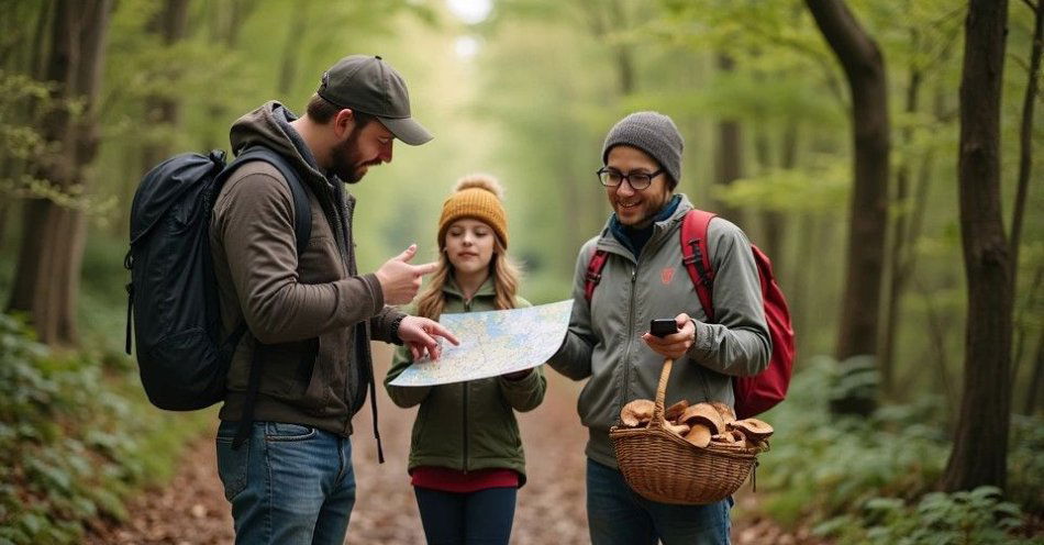 zdjęcie: Uwaga grzybiarze Jak uniknąć zgubienia się w lesie / TM/ przykładowa ilustracja