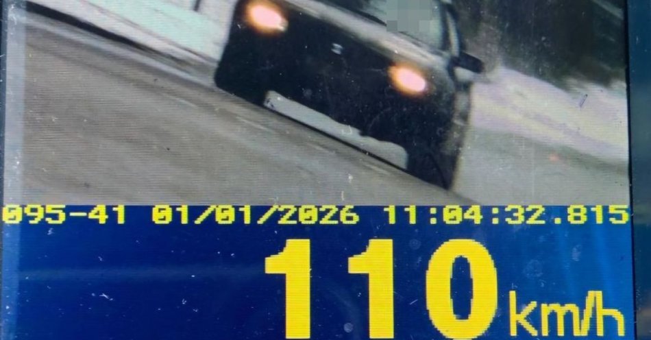 zdjęcie: Kierowca 29 lat pędził 110 km/h w zabudowanym i stracił prawo jazdy / fot. KPP Opole Lubelskie