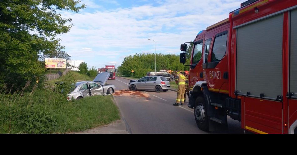 zdjęcie: Nieuwaga przyczyną kolizji / fot. KPP Tomaszów Lubelski