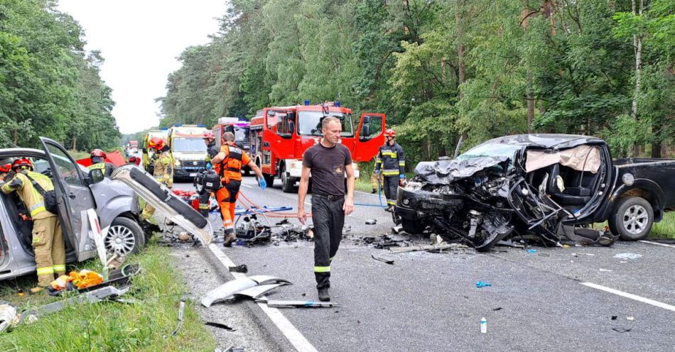 zdjęcie: Tragiczny wypadek na DK 10 / fot. KMP w Toruniu