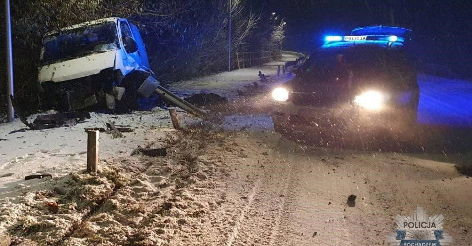 zdjęcie: Ucieczkę przed policjantami zakończył w rowie / fot. KPP w Sochaczewie