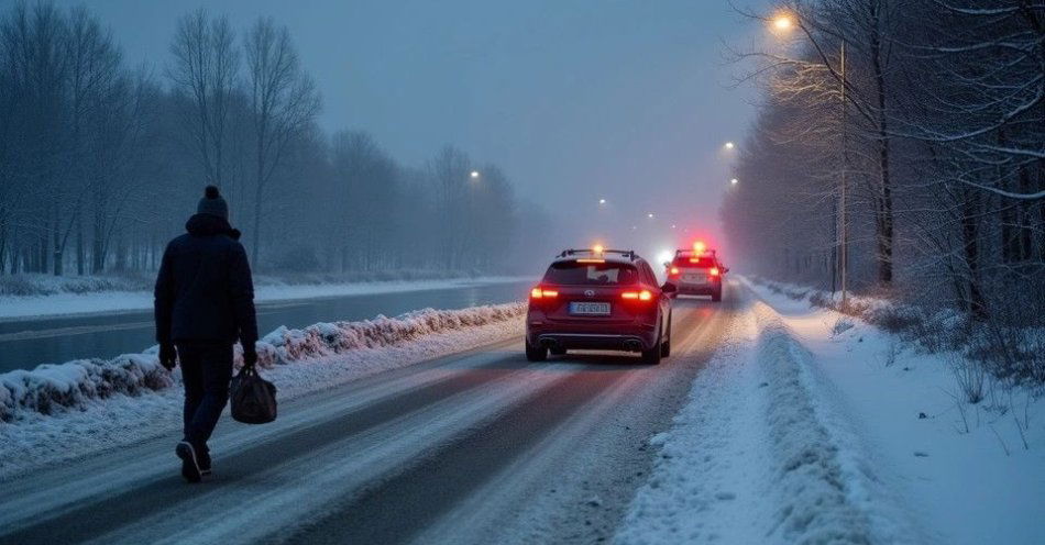zdjęcie: Uwaga gołoledź we Wrocławiu Kierowca wpadł do Odry / TM/ przykładowa ilustracja