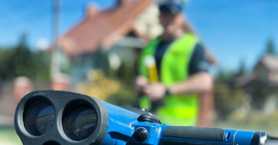 zdjęcie: Pędziła przez Zbrzeźnicę 106 km/h / fot. KPP Zambrów