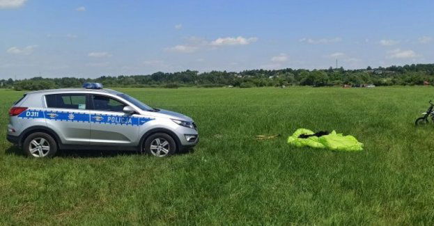 Wypadek paralotniarza