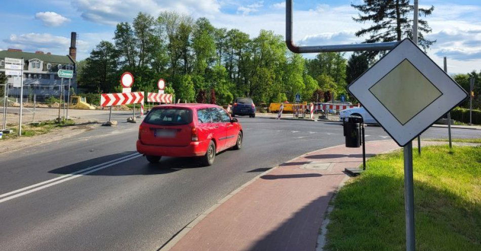 zdjęcie: Zmiana organizacji ruchu na skrzyżowaniu ulic Bohaterów Bielnika, Poniatowskiego i Niałeckiej / fot. KPP Wolsztyn