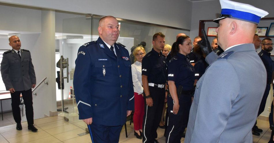 zdjęcie: Mianowani na stanowiska kierownicze / fot. KPP Wrzesnia