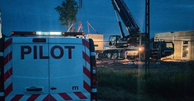 Kolejny etap budowy posterunku w Bolimowie