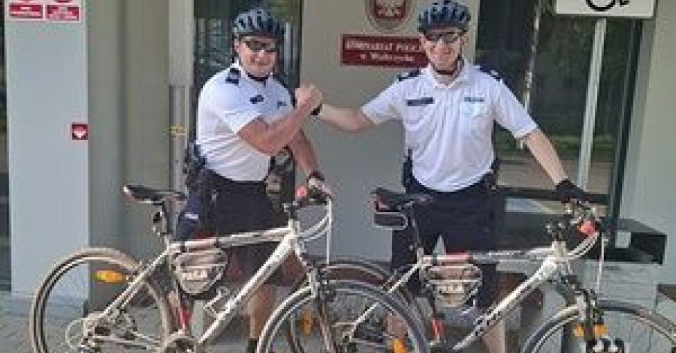 zdjęcie: Wałbrzyski policyjny patrol rowerowy już w terenie / fot. KMP w Wałbrzychu